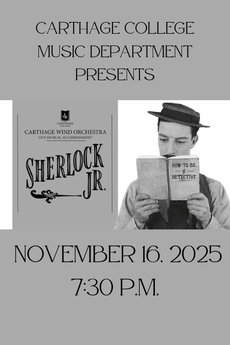 Sherlock, Jr. with the Carthage Wind Orchestra